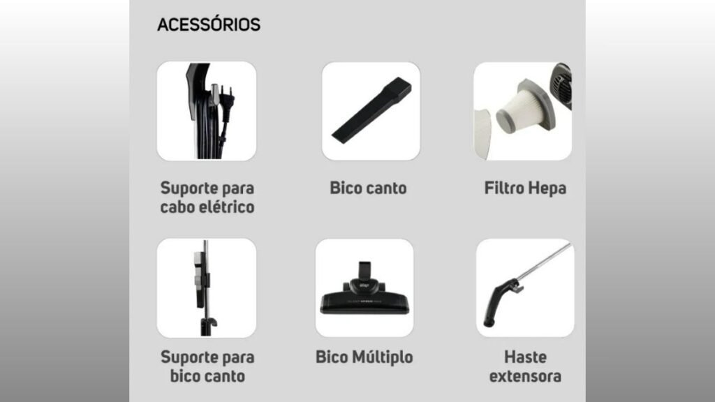 Aspirador de Pó Vertical WAP Silent Speed