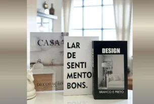 Caixa Livro Decorativo Fake Kit 3 Porta Organizadora Cor Casa Casa