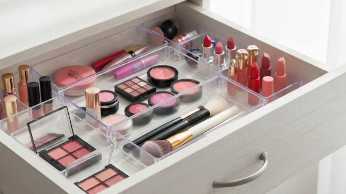 Kit 21 Organizadores De Acrilico Multiuso Gavetas Empilhavel Transparente