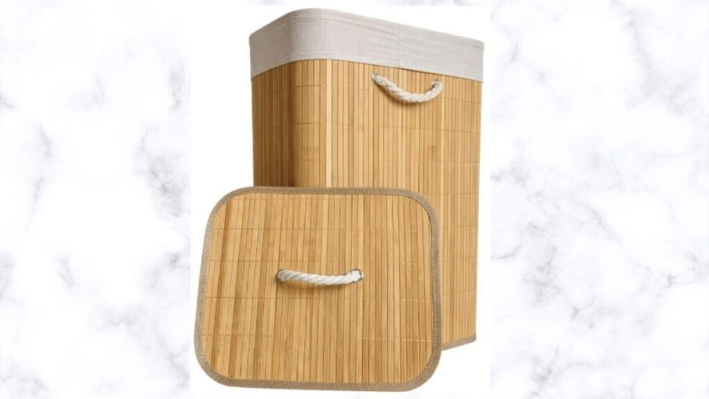 Cesto Roupas Sujas Bambu Grande é bom