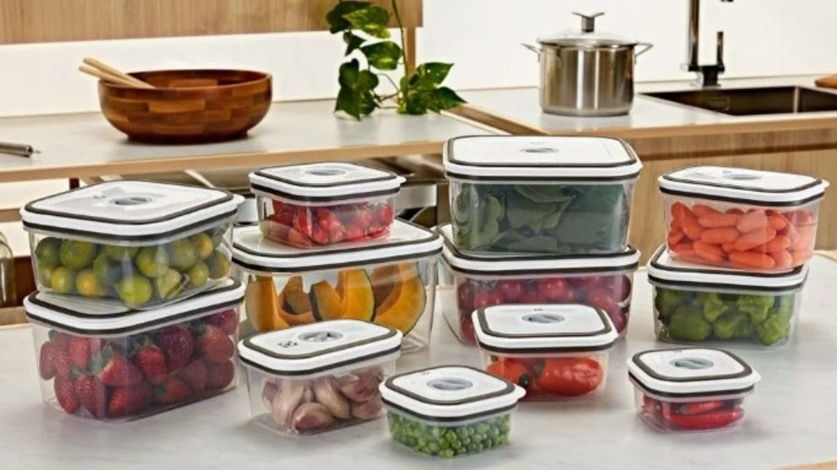 Kit Potes Herméticos Plásticos Cinza 12 Unidades Electrolux