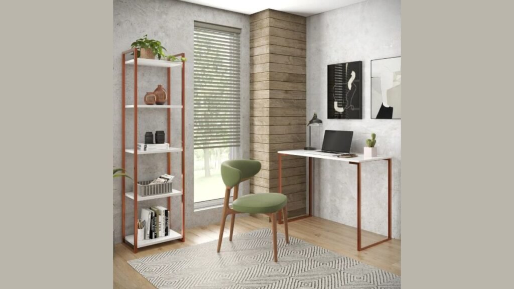 estante livreiro aço branca 5 prateleiras é boa